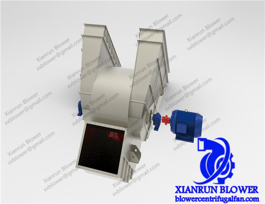 دمنده فن گریز از مرکز منحنی عقب 1450r/min با راندمان بالا