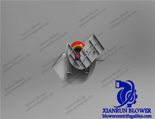 فن سانتریفیوژ منحنی رو به جلو دو ورودی , فن های بادکش ناشی از بویلر صنعتی