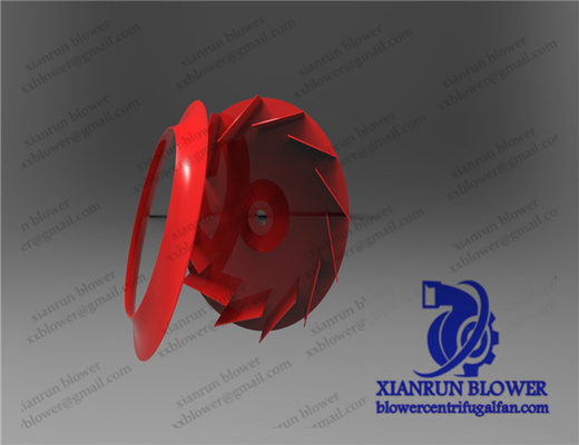 چرخ پروانه اجزای فن گریز از مرکز مقاوم در برابر خوردگی