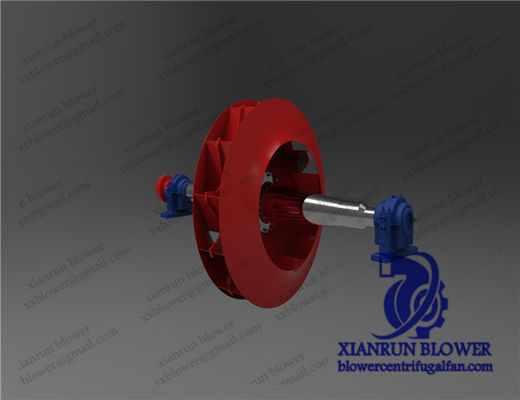 فن شعاعی گریز از مرکز قابل تنظیم برای نیازهای خاص صنعتی فن صنعتی فن ها و دمنده های خمیده به عقب