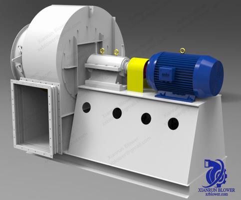 فن سانتریفیوژ تک ورودی شیبدار به عقب 5KW - 350KW تایید شده ISO 9001