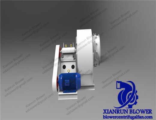 فن سانتریفیوژ عقب فولاد کربنی 5KW - رنگ 350KW سفارشی